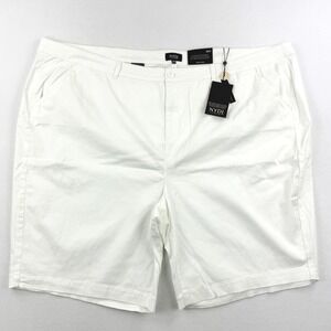 NYDJ Womens Bermuda Shorts Size 28W‎ White Cotton New W/Tag $69